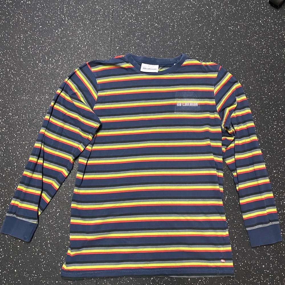 Danish Colorful Striped Long Sleeve Tee